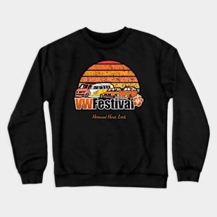 Classic VW's in a row Crewneck Sweatshirt